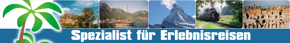 zur Startseite - Ihr Spezialist für Erlebnisreisen Startseite