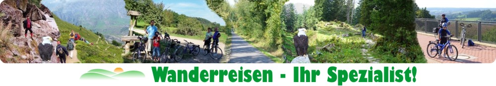 Startseite - Wanderreisen & Fahrradreisen